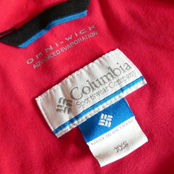 Columbia Girl Purple Camo Lined XXS (4/5) Hooded Omni-Shield Windbreaker Jacket - Picture 13 of 13